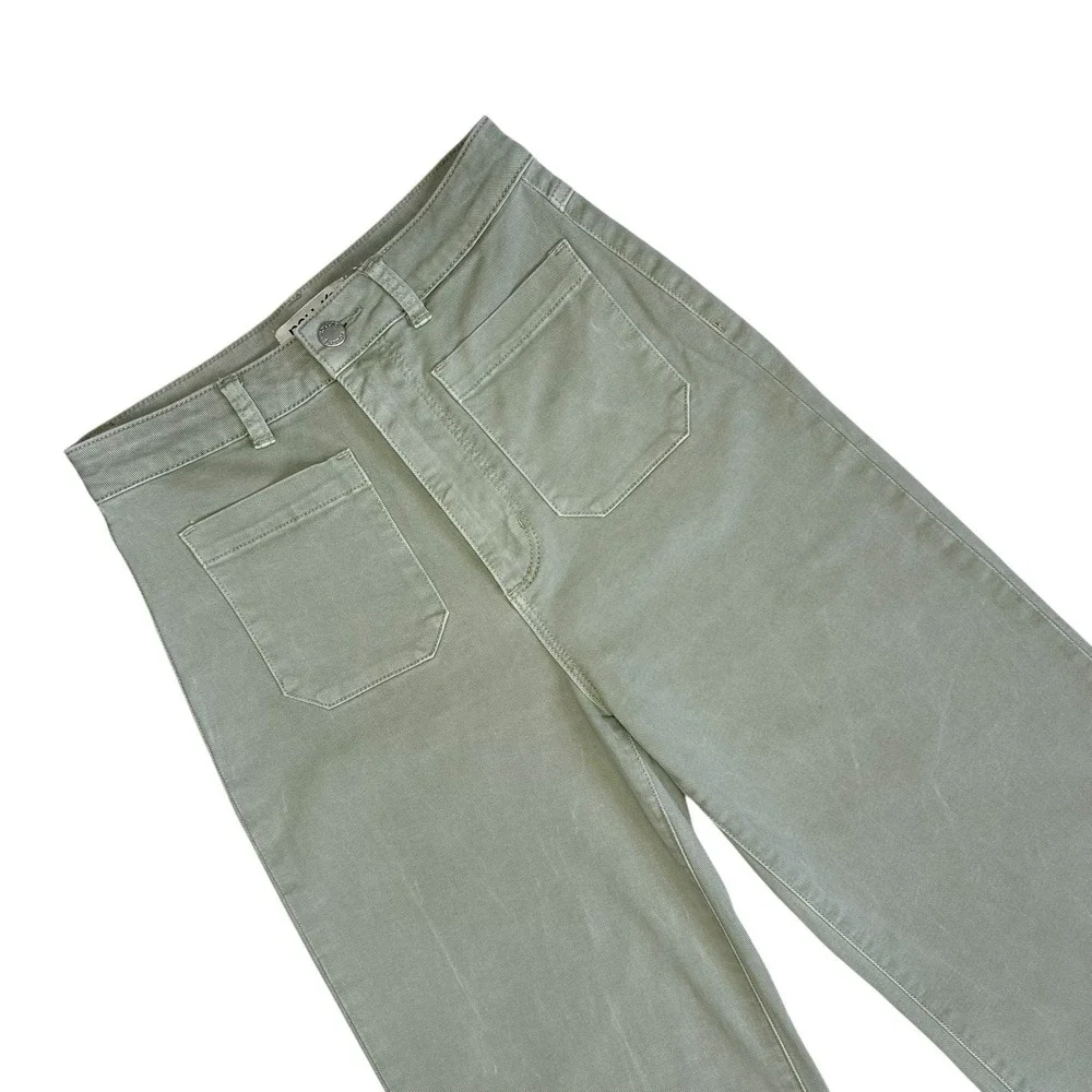 Rollas Sailor High Rise Wide Leg Jeans Women 27 Green Gray Australia Going Out